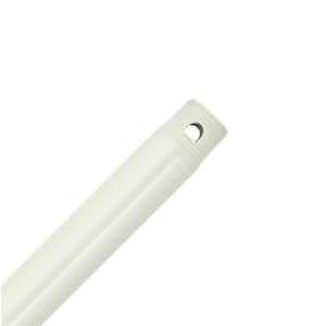 12 in. Fresh White Extension Downrod for 10 ft. Ceilings