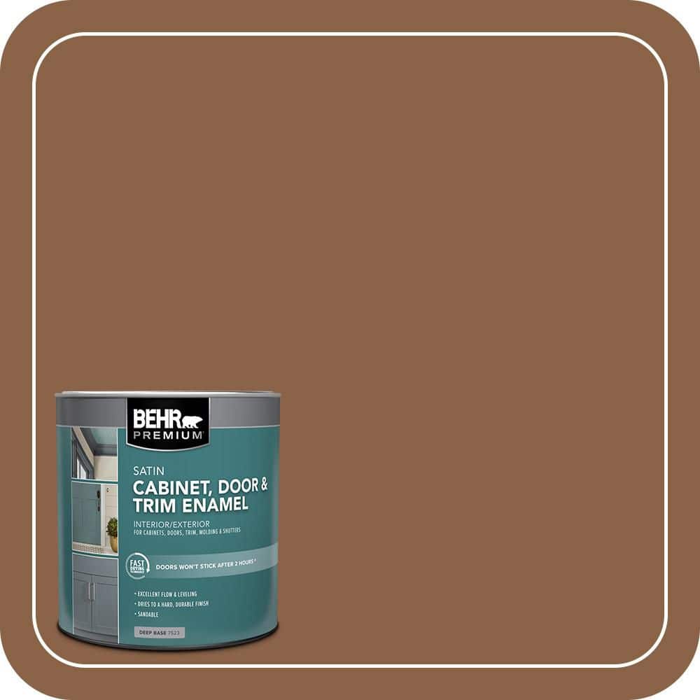 BEHR PREMIUM 1 qt. #S240-7 Leather Work Satin Enamel Interior