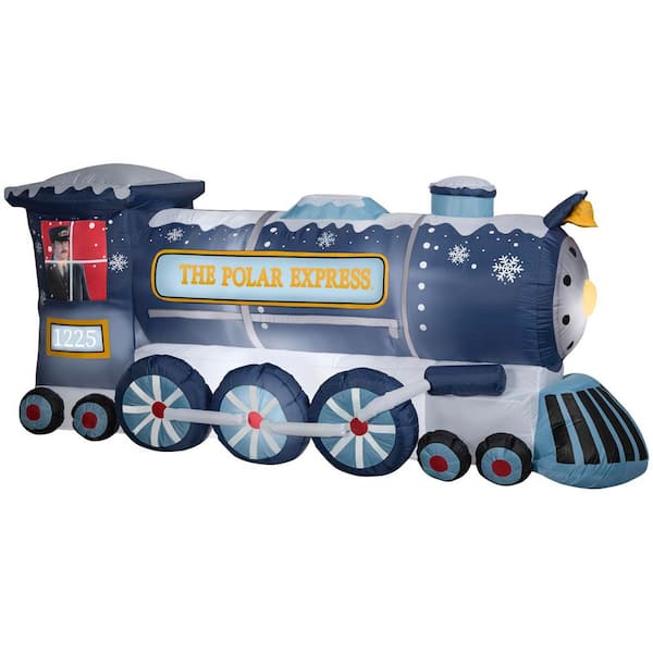 4 ft. Tall x 3.4 ft. Wide Airblown Polar Express Train Christmas Inflatable