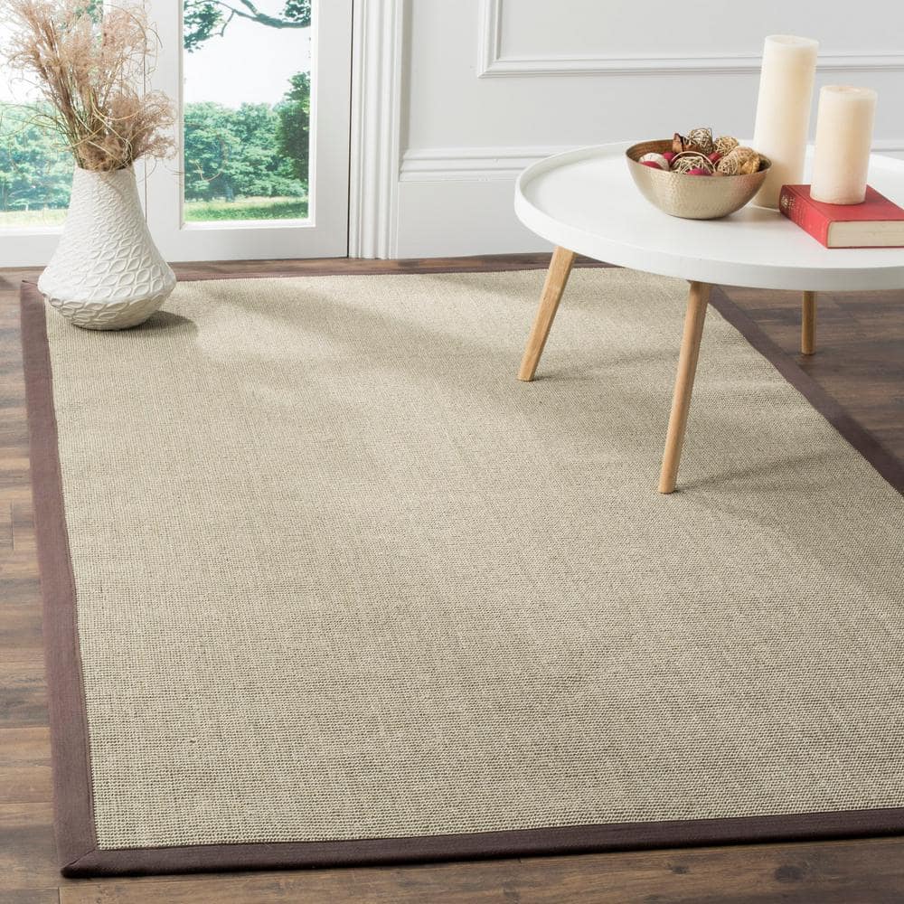 Natural Fiber NF441 Power Loomed Indoor Accent Rug - Taupe/Light Brown - 3'x5' - Safavieh