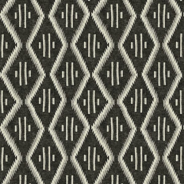 SURFACE STYLE Modern Heirloom Noir Stripe Vinyl Peel and Stick Wallpaper Roll ( Covers 30.75 sq. ft. )