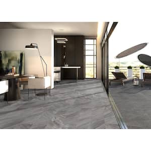 Ader Botticino 12 in. x 24 in. Matte Porcelain Floor and Wall Tile (16 sq. ft./Case)