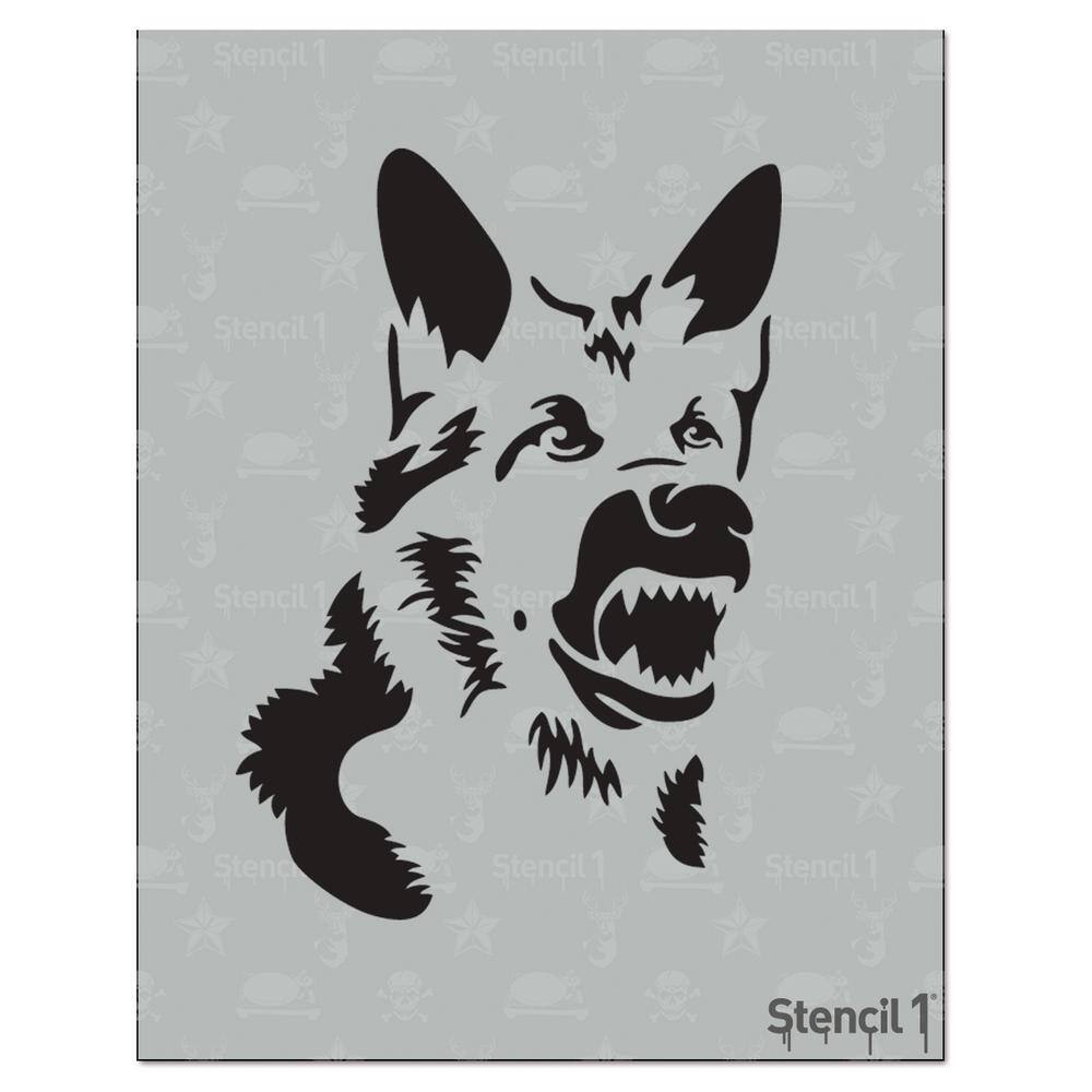 Stencil1 German Shepherd Stencil S1 01 146 The Home Depot