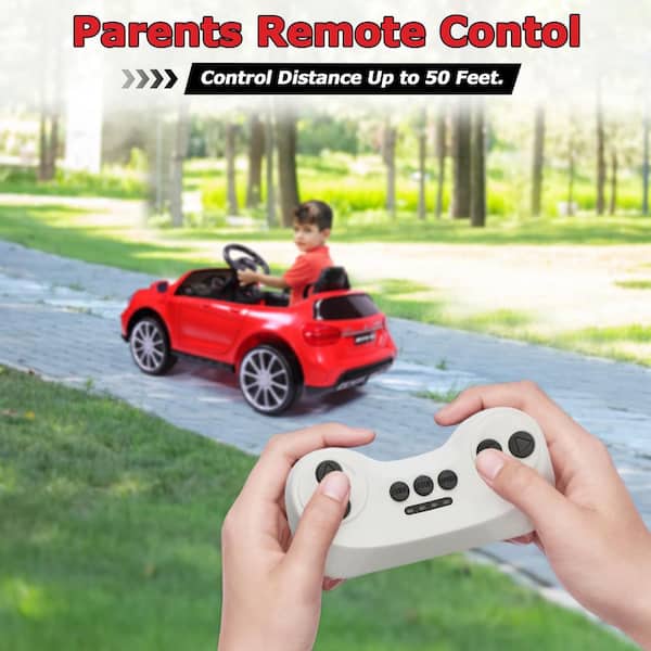 Licensed Mercedes Benz Electric Car 6-Volt Kid Ride On Car with Remote Control, Red