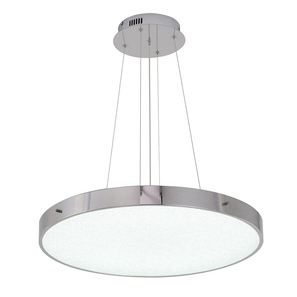 Ida 36-Watt Integrated LED Chrome Chandelier