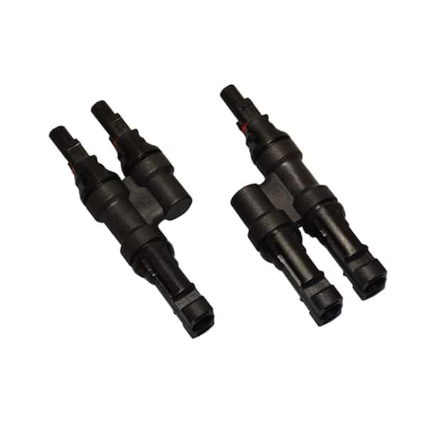 Renogy Solar Male and Female Branch Connectors MMF+FFM Pair