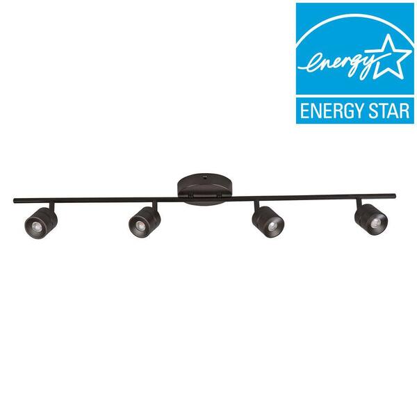 Radionic Hi Tech Orly 4-Light Oil Rubbed Bronze LED Fixed Track Lighting