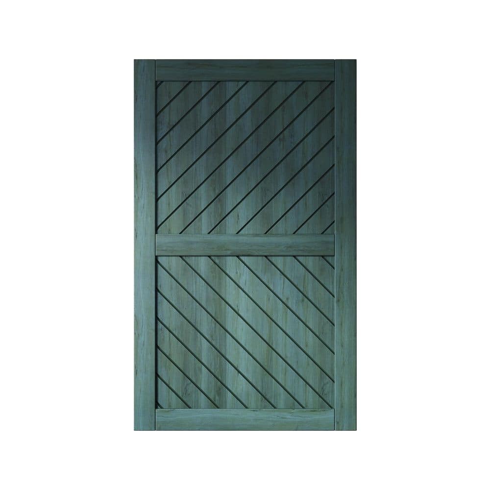 XT3 50 in. x 80 in. C-Panel Solid Core Royal Pine Slanted Stripe Design Pine Wood Interior Sliding Barn Door Slab price history on PriceWatchPro