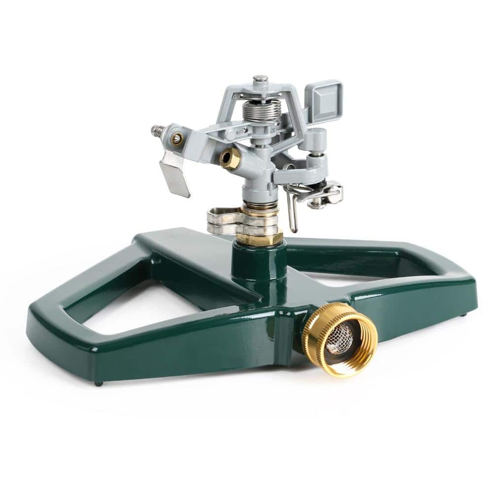5800 Sq. Ft Impact Pulsating Sprinkler All Metal Adjustable Rotating Lawn Sprinkler for Medium Large Areas price history on PriceWatchPro