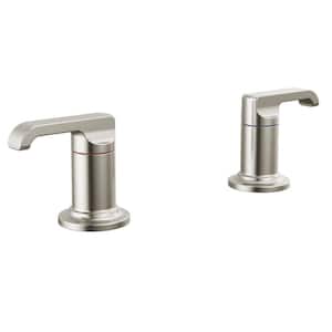 Tetra Lever Roman Tub Handles in Lumicoat Stainless