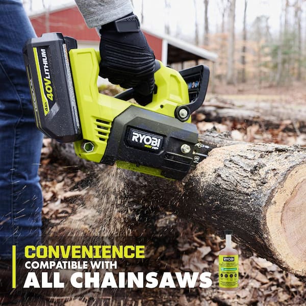 RYOBI 24 oz. Biodegradable Bar and Chain Oil RYBIO24 The Home Depot