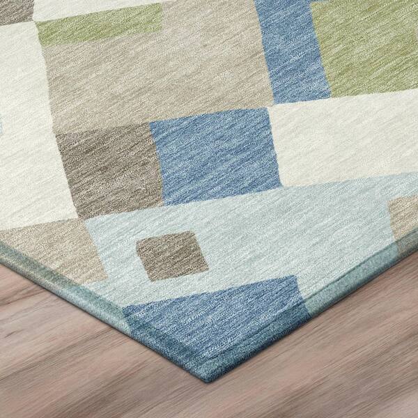 Chantille Machine Washable Indoor/Outdoor Abstract ACN2978 Blue 10 ft. x 14 ft. Area Rug