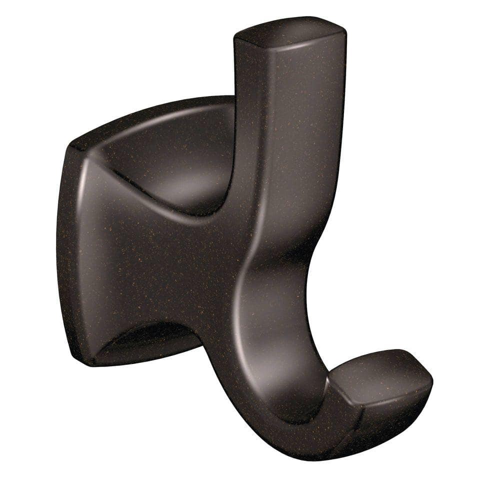 Alno A6584-BRZ Cube Bronze Double Robe Hook