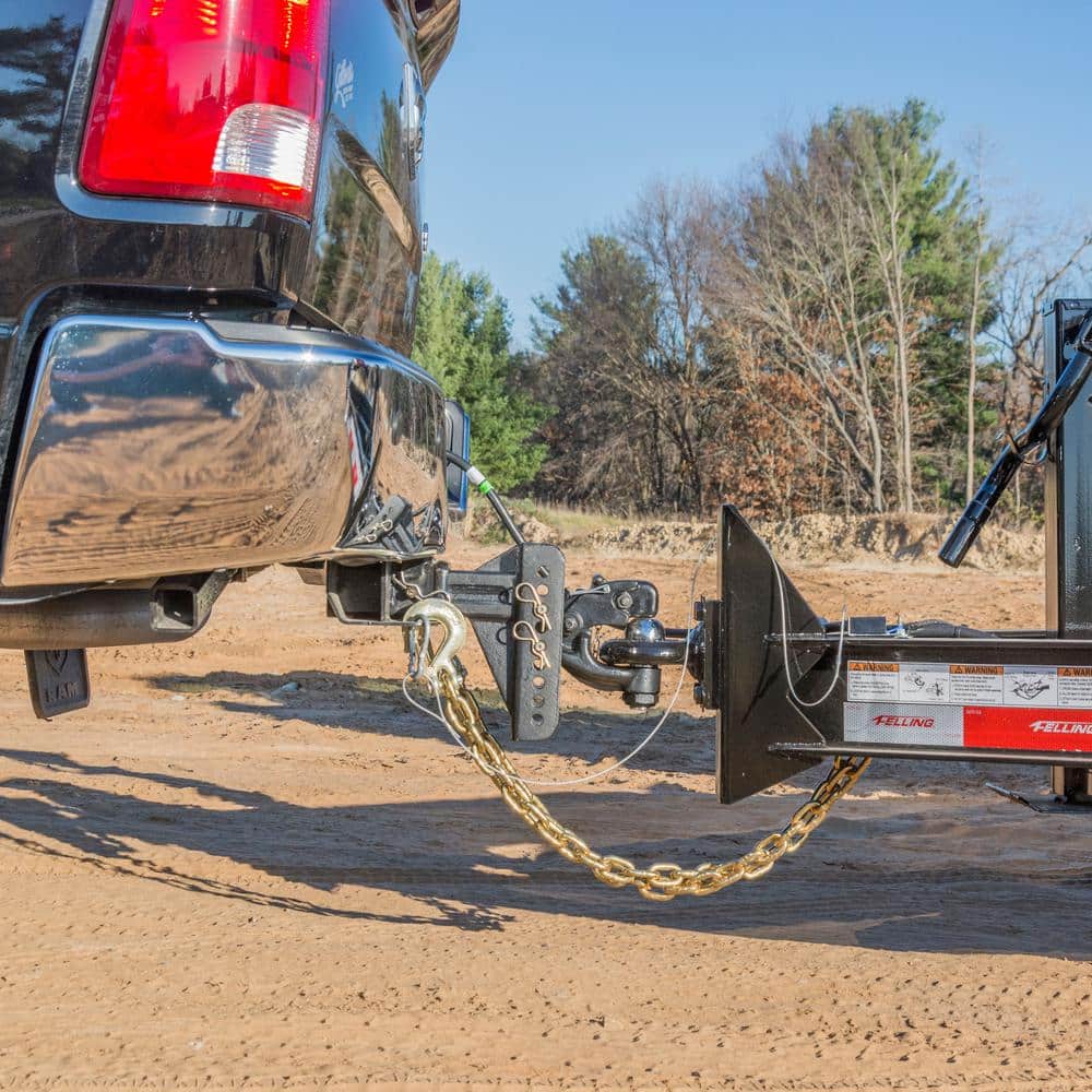 Black Channel Mount Pintle Attachment with 2-Inch Ball
