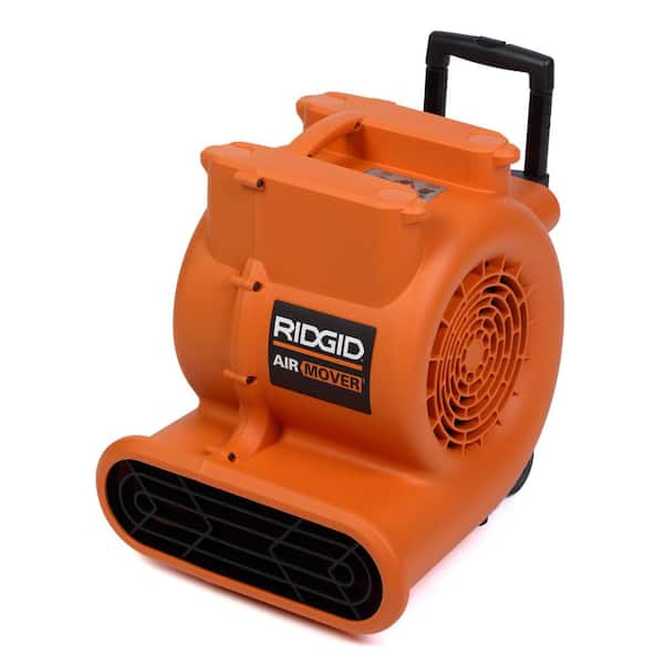 RIDGID Blower Fan 1625 CFM Air Mover with Handle and Wheels 