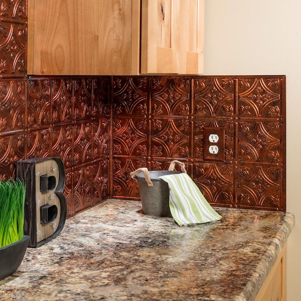 Moonstone Copper 47 in. Vinyl Backsplash Accessory J-Trim (5-Pack)