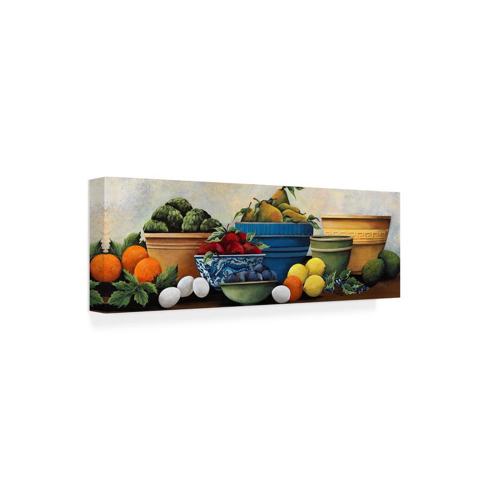 Debbi Wetzel Fruit Bowls Photography Canvas Art 10x32