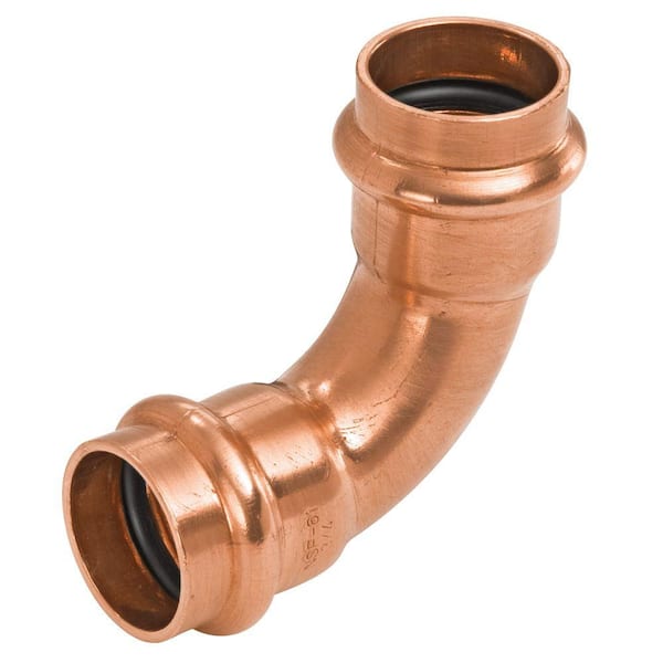 1 90 Degrees Elbow Press x Press (BAG OF 2)- COPPER PIPE FITTING