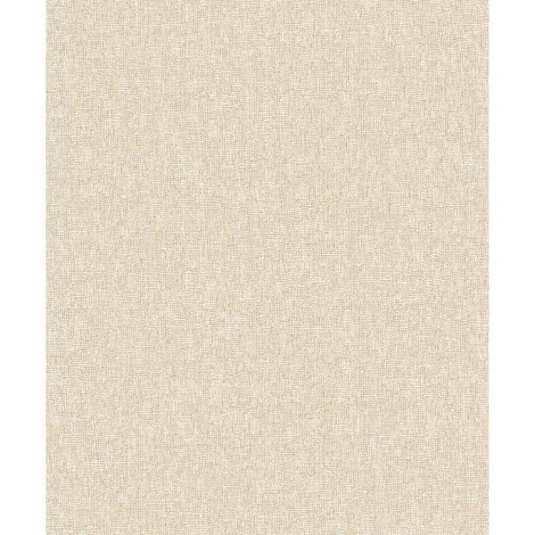 Advantage Vivian Wheat Linen Paper Strippable Roll (Covers 57.8 sq. ft.)