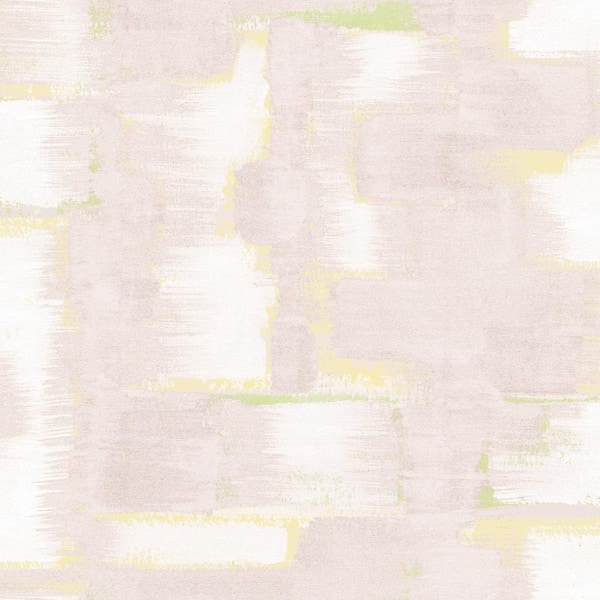 RoomMates 28.29 sq. ft. Tamara Day Modern Ikat Pink Peel and Stick Wallpaper