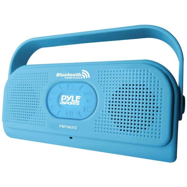 Pyle Surf Sound Waterproof Bluetooth Stereo Speaker - Blue