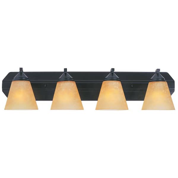 Designers Fountain Piazza 4-Light Oil Rubbed Bronze Wall Mount Vanity Light