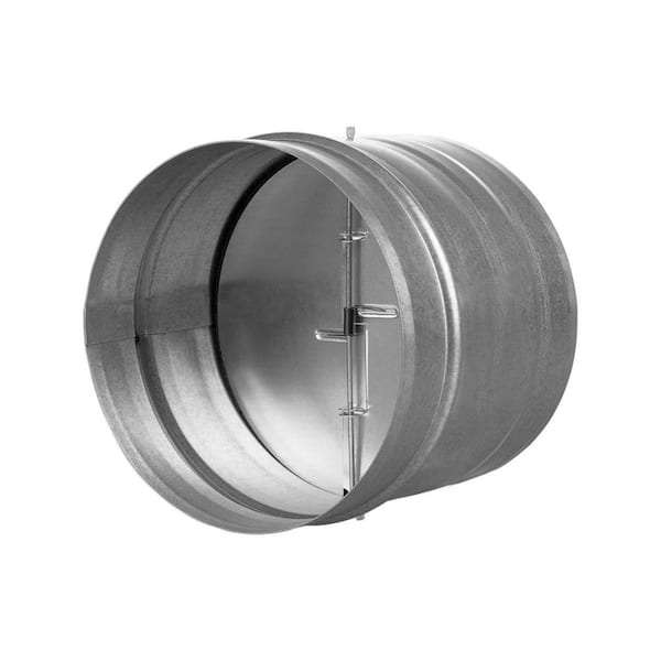 4 in. Galvanized Back-Draft Damper with Rubber Seal