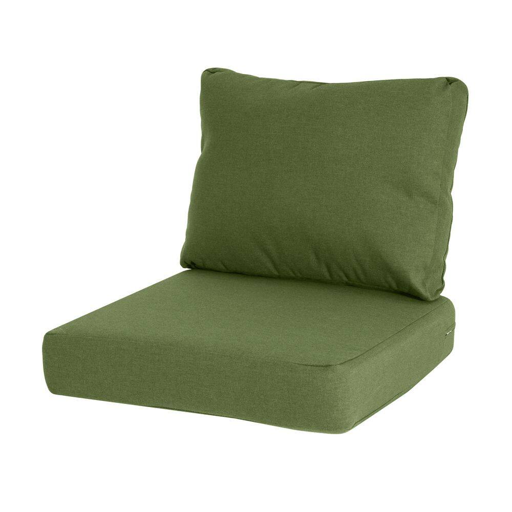 24 in. x 24 in. Outdoor Patio Chaise Lounge Cushion in Green (Set of 1) price history on PriceWatchPro