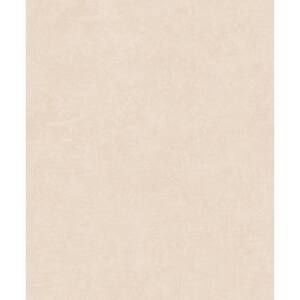 Smooth Suede Effect Taupe Matte Finish Vinyl on Non-Woven Non-Pasted Wallpaper Roll