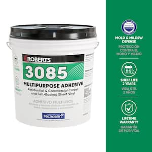 3085 Multipurpose 16 qt. (4 Gal.) Carpet and Felt-backed Sheet Vinyl Floor Adhesive