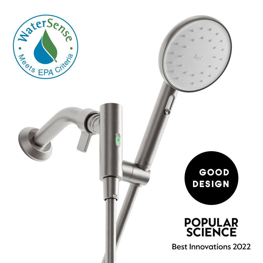 Stainless Steel Smart Handheld Showerhead with Bluetooth Speaker