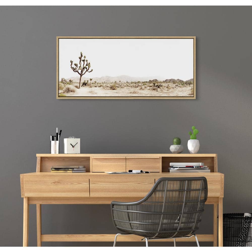 Lone Joshua Tree Desert Landscape Canvas Print