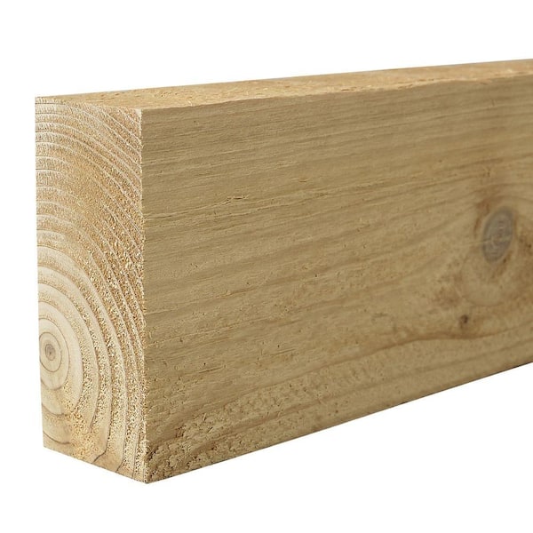 Unbranded 2 in. x 4 in. x 10 ft. Rough Green Western Red Cedar Lumber