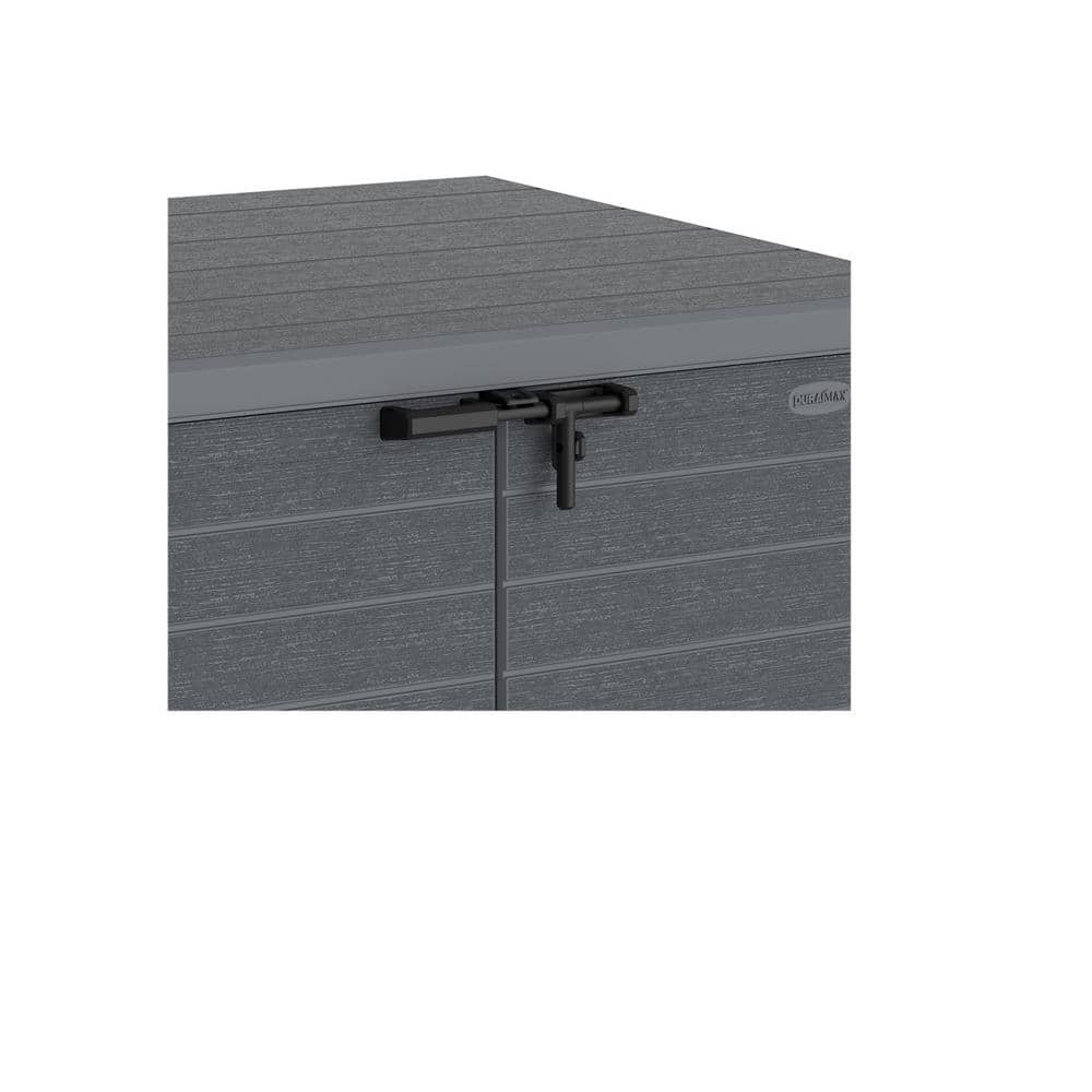 Duramax Gray Polypropylene Resin Outdoor Storage Box with Flat Lid