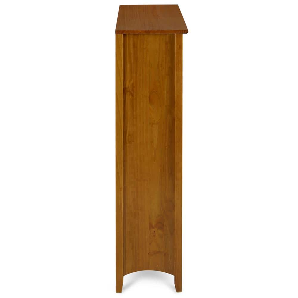 Cherry 48" Adjustable Solid Wood Shaker Bookcase