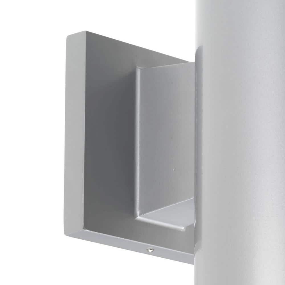 Gray Aluminum Dimmable Cylinder Wall Light