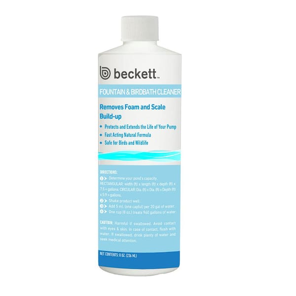 BECKETT 8 oz. Fountain and Birdbath Cleaner