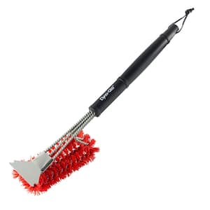 18 in. Nylon Bristle Grill Cleaning Brush