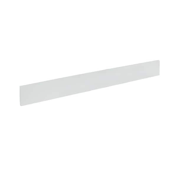 Bellaterra Home 30.2 in. W Engineered Stone Vanity Backsplash in White