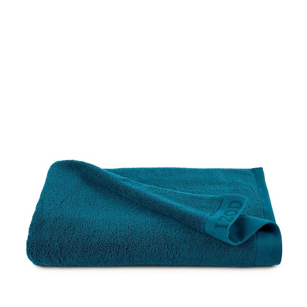IZOD Classic Blue Solid Egyptian Cotton Single Bath Sheet