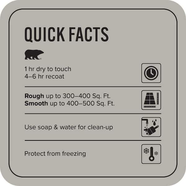 1 gal. #PPU24-11 Greige Self-Priming 1-Part Epoxy Satin Interior/Exterior Concrete and Garage Floor Paint