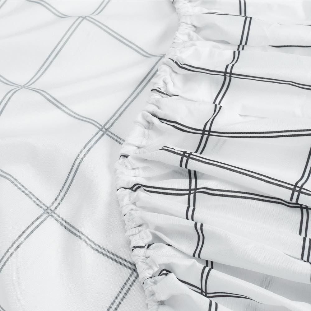 Full Black Microfiber Reversible Bed in a Bag Set