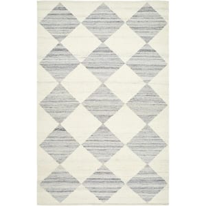 Vivir Antho  Gray Modern 2 ft. x 3 ft. Indoor Area Rug