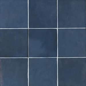 Cloe Square Glossy Blue 5 in. x 5 in. Ceramic Wall Tile (10.83 sq. ft./Case)