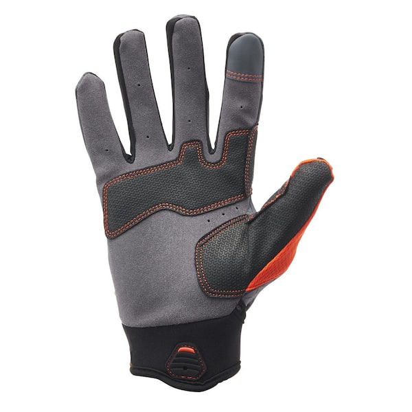 Ability One - Work Gloves: Size Large, Not Lined, Leather, Spandex & Gel  Padded, Impact - 73052714 - MSC Industrial Supply