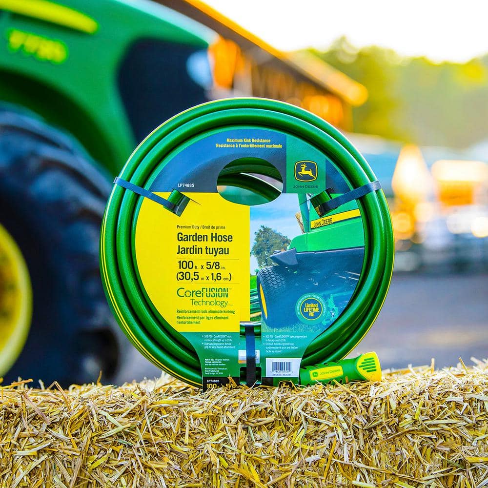 Green 50 ft Heavy-Duty Kink-Free Garden Hose