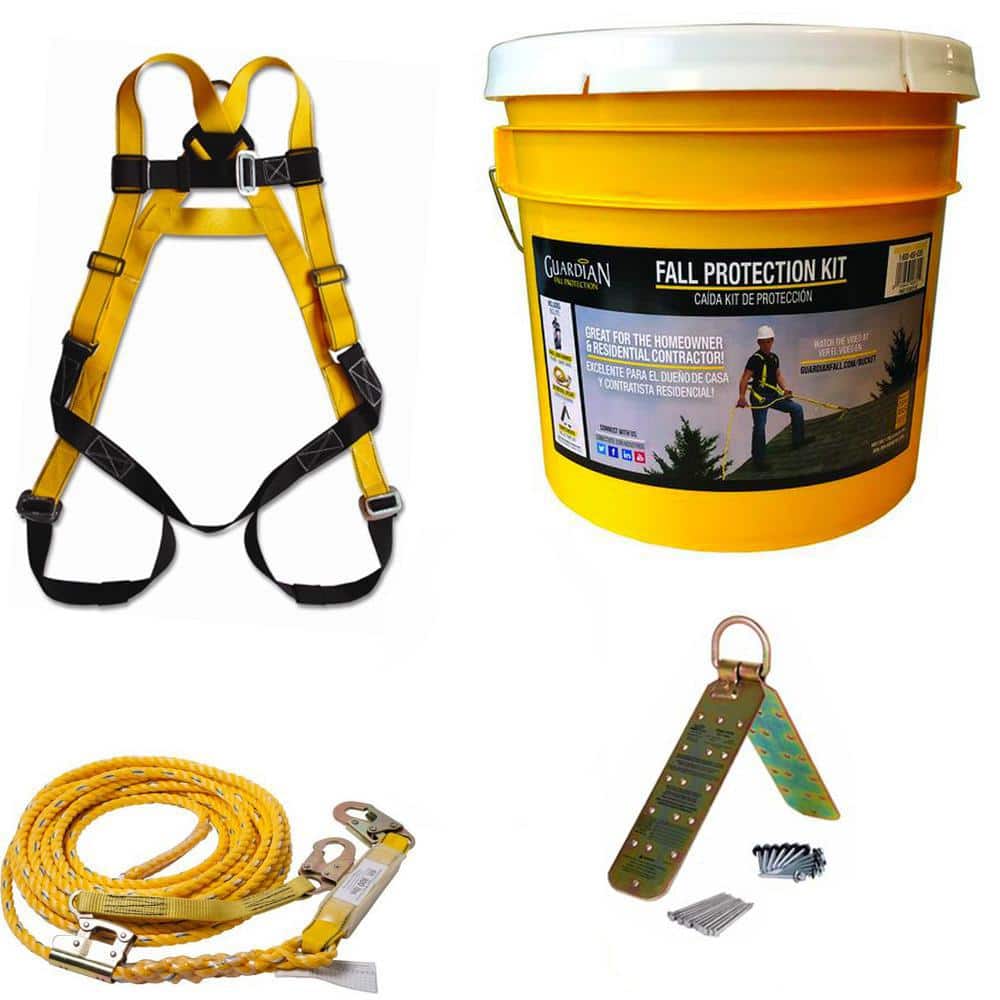 Guardian Fall Protection Rooftop Safe-Tie Bucket Kit 00815-QC The Home ...