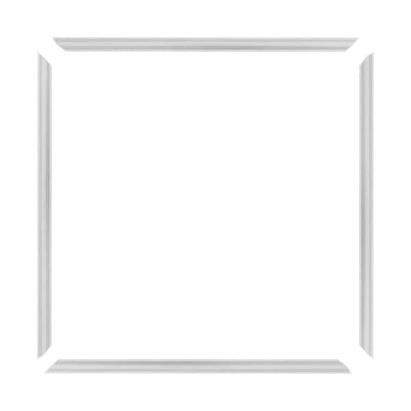Trim Fast 5/8 in. D x 36 in. W x 36 in. L Unfinished Polystyrene, Pre-Mitered, Wall Panel Moulding Frame, Peel & Stick