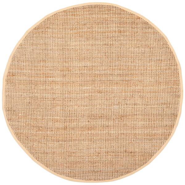 Safavieh Natural Fiber Beige 7 Ft X Round Solid Area Rug Nf747a 7r Safavieh Natural Fiber Beige 7 Ft X, Safavieh Round Natural Fiber Rug