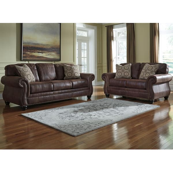 Flash Furniture 2-Piece Espresso Colored Living Room Set